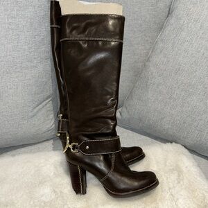 Juicy leather horse bit boots